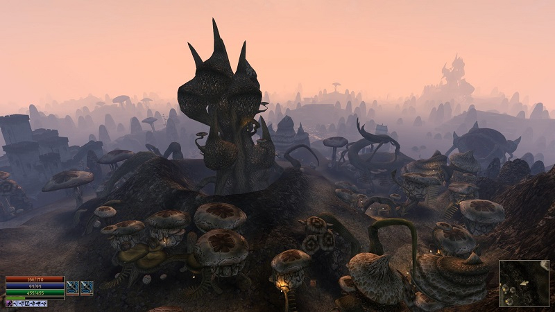 «Даже представить не могу, сколько сил ушло на всё это»: фанатов Morrowind впечатлил грибной город Садрит Мора в реалистичном масштабе