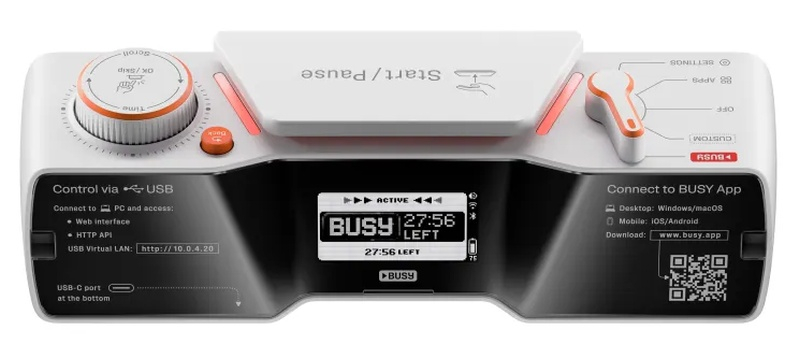 Flipper Devices представила Busy Bar — умное табло для повышения производительности за ПК