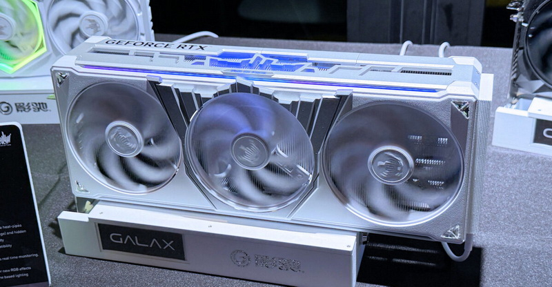 Galax показала концепт GeForce RTX 6090 Hall of Fame — четыре вентилятора и кристаллы Swarovski