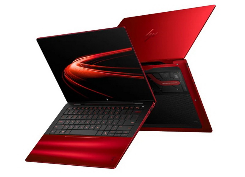 HP и Ferrari выпустили ярко красный ноутбук HP Limited Edition Scuderia Ferrari AI PC за 99