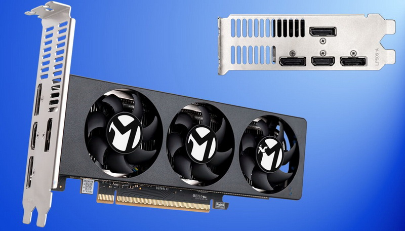 MaxSun выпустила низкопрофильную GeForce RTX 5060 с тройкой вентиляторов за 1