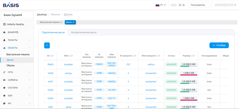 Новый релиз Basis Dynamix Enterprise 4.6: автоматическая балансировка нагрузки, связанные клоны и поддержка современных протоколов работы с СХД
