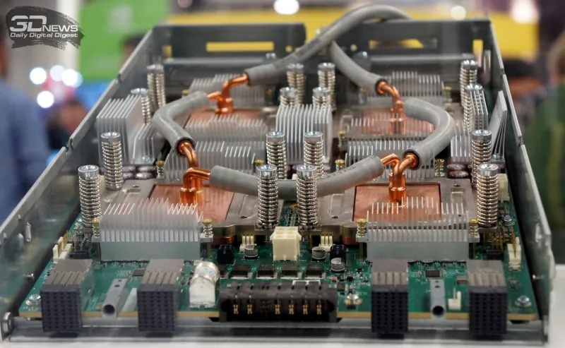 Nvidia будет охлаждать серверы горячей жидкостью — это радикально снизит потребление энергии и воды в ЦОД