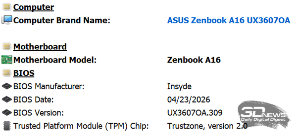 Обзор ультрабука ASUS Zenbook A16 (UX3607OA) с Copilot+ PC: ИИ на марше