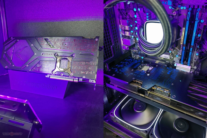 PowerColor показала видеокарты Radeon RX 9000, которые святятся под ультрафиолетом