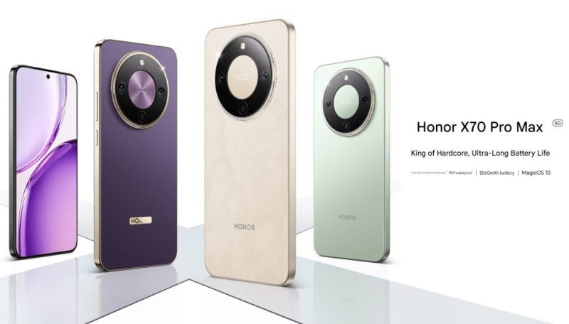 Представлен смартфон Honor X70 Pro Max — большой экран, защита IP69K и батарея на 8560 мА·ч за 5