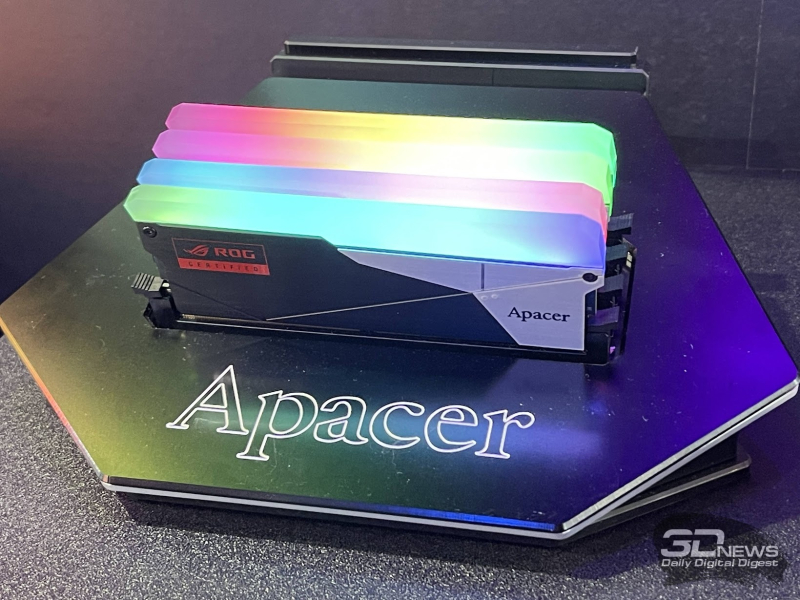Репортаж со стенда Apacer на Computex 2026: память DDR5-9200, скоростные SSD с вентиляторами и не только