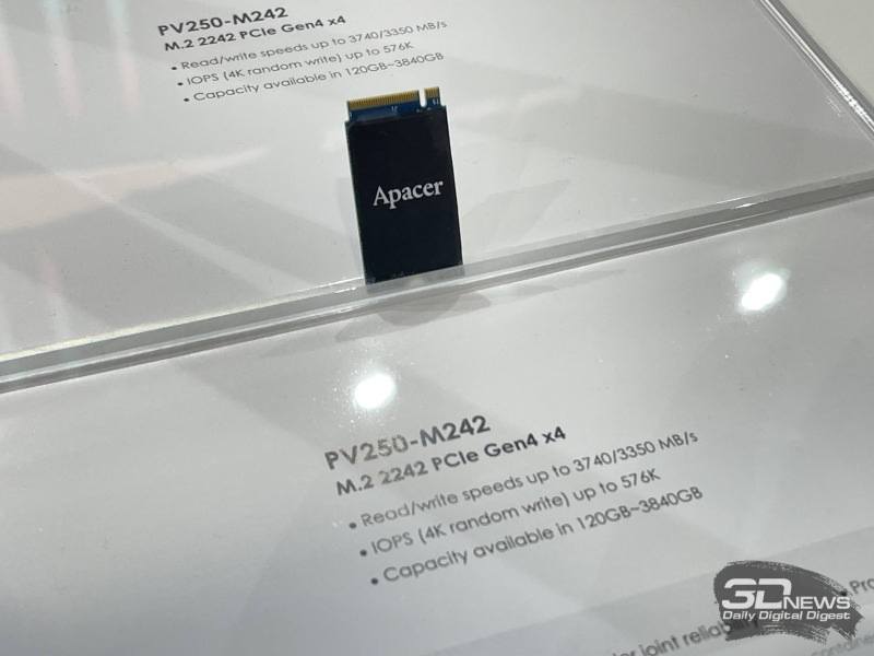 Репортаж со стенда Apacer на Computex 2026: память DDR5-9200, скоростные SSD с вентиляторами и не только