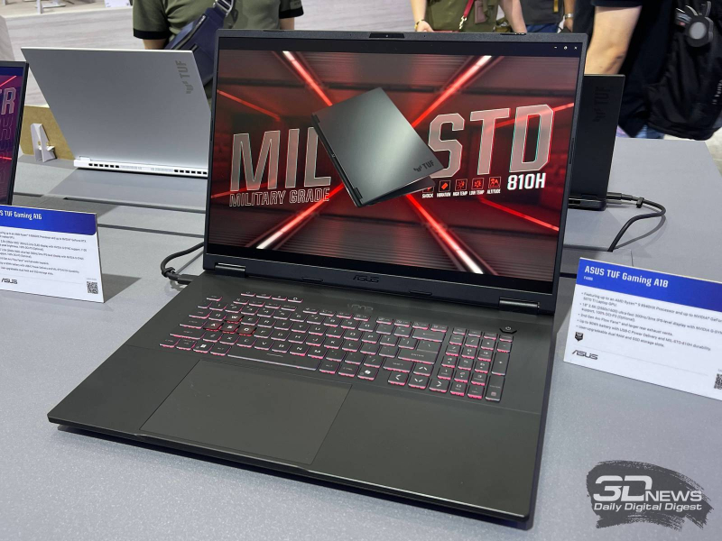 Репортаж со стенда ASUS на Computex 2026: первые ноутбуки с Nvidia RTX Spark, геймерские лэптопы и рабочие системы