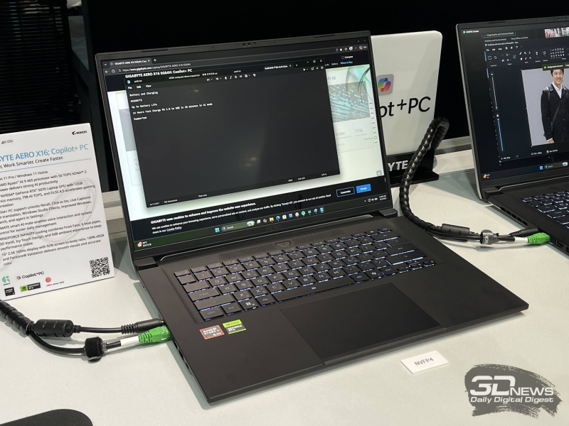 Репортаж со стенда GIGABYTE на Computex 2026: игровые ноутбуки и OLED-мониторы нового поколения