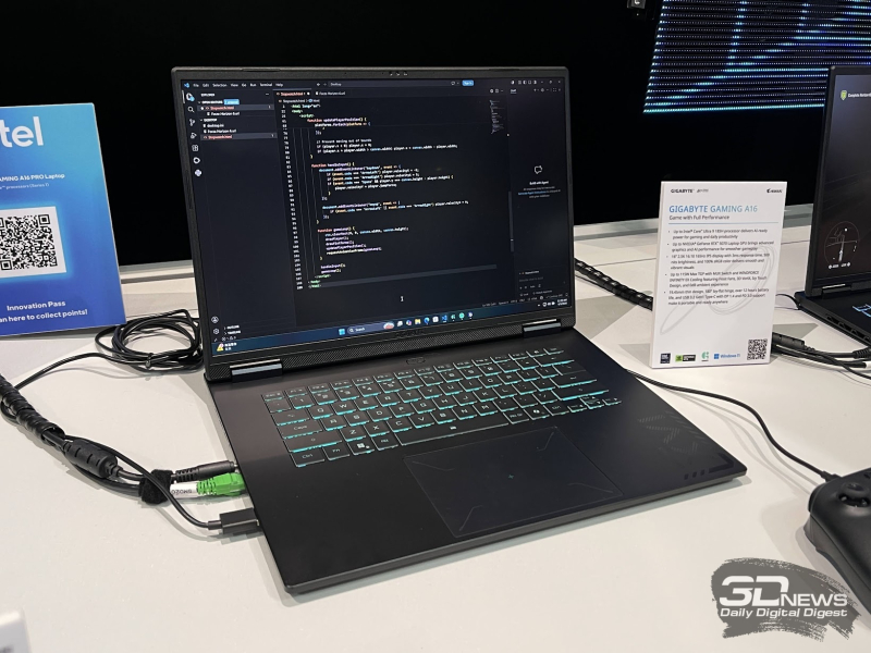 Репортаж со стенда GIGABYTE на Computex 2026: игровые ноутбуки и OLED-мониторы нового поколения