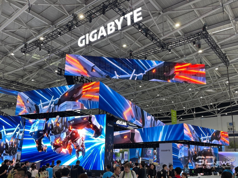 Репортаж со стенда GIGABYTE на Computex 2026: игровые ноутбуки и OLED-мониторы нового поколения