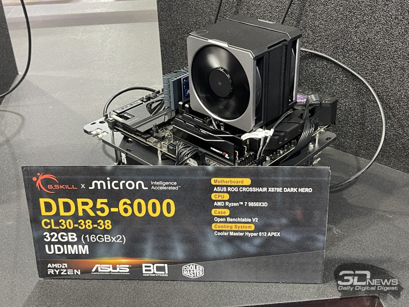 Репортаж со стенда G.Skill на Computex 2026: модули DDR5 будущего с очень низкими задержками, высокой скоростью и объёмом до 512 Гбайт