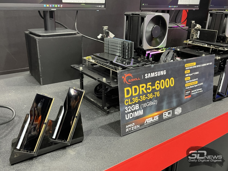 Репортаж со стенда G.Skill на Computex 2026: модули DDR5 будущего с очень низкими задержками, высокой скоростью и объёмом до 512 Гбайт
