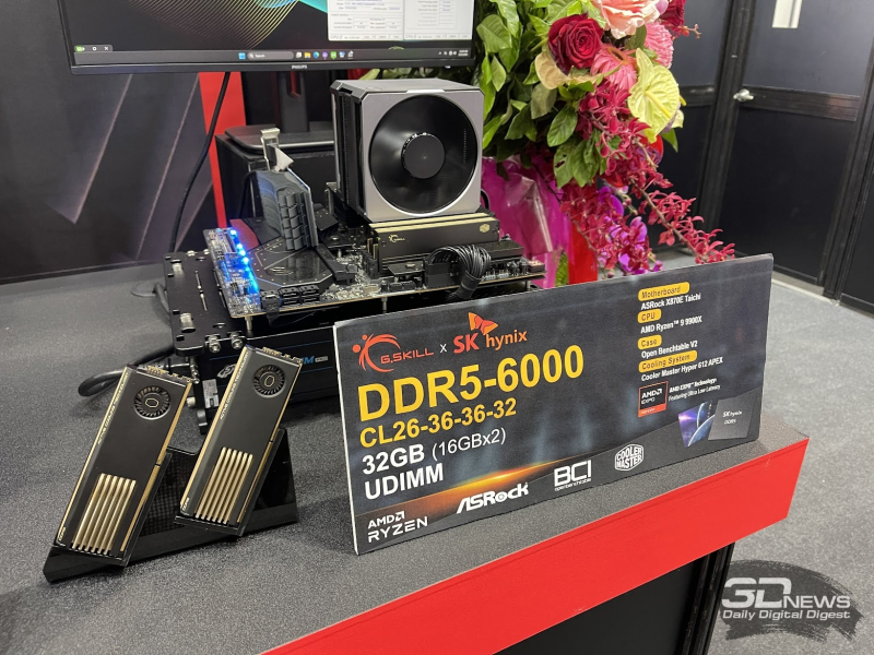 Репортаж со стенда G.Skill на Computex 2026: модули DDR5 будущего с очень низкими задержками, высокой скоростью и объёмом до 512 Гбайт
