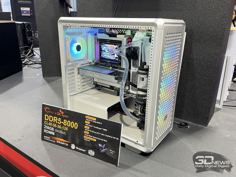 Репортаж со стенда G.Skill на Computex 2026: модули DDR5 будущего с очень низкими задержками, высокой скоростью и объёмом до 512 Гбайт