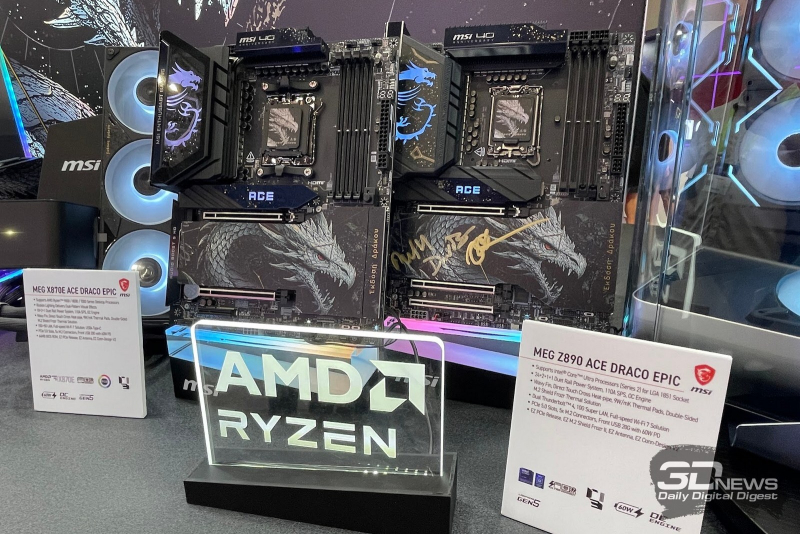 Репортаж со стенда MSI на Computex 2026: материнские платы, уникальные видеокарты, СЖО, корпуса и блоки питания