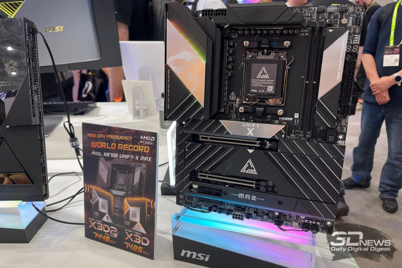 Репортаж со стенда MSI на Computex 2026: материнские платы, уникальные видеокарты, СЖО, корпуса и блоки питания
