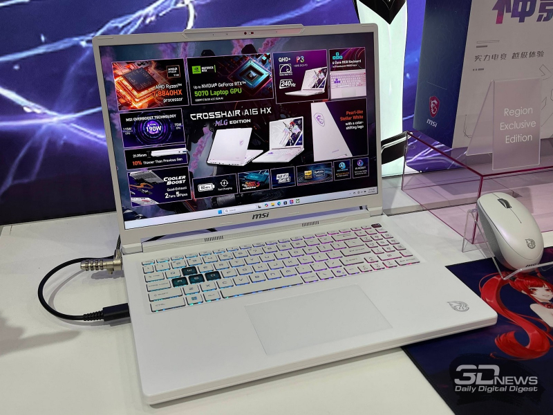 Репортаж со стенда MSI на Computex 2026: первый ноутбук на Nvidia RTX Spark, юбилейный Titan с RTX 5090 и другие новинки