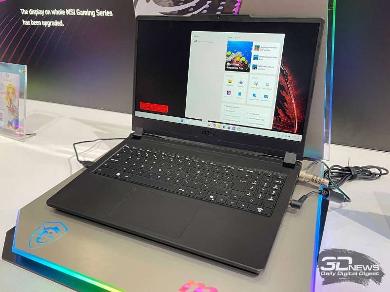 Репортаж со стенда MSI на Computex 2026: первый ноутбук на Nvidia RTX Spark, юбилейный Titan с RTX 5090 и другие новинки