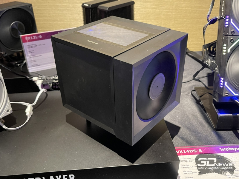 Репортаж со стенда 1stPlayer на Computex 2026: панорамные корпуса, СЖО и кулеры с экранами и компактные, но мощные блоки питания