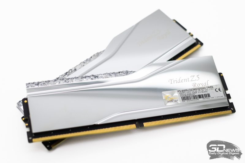 Ryzen и двухранговая DDR5: проверяем комплект G.Skill Trident Z5 Royal DDR5-6400 CL32 64GB