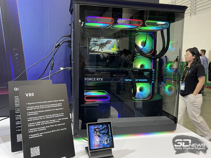 SAMA на Computex 2026: необычные корпуса, СЖО с двумя экранами и новые блоки питания