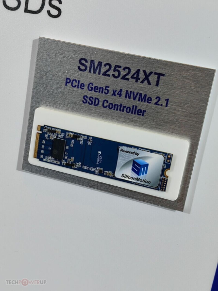 Silicon Motion представила SSD-контроллеры с PCIe 6.0 и скоростью до 28 Гбайт/с
