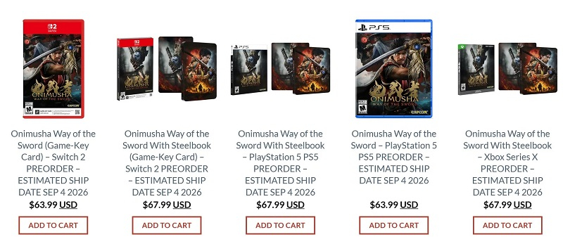 Слухи: амбициозный самурайский боевик Onimusha: Way of the Sword от Capcom выйдет на три недели раньше запланированного