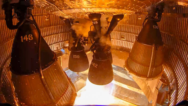 SpaceX провела первое огневое испытание нового Starship для 13-го испытательного полёта