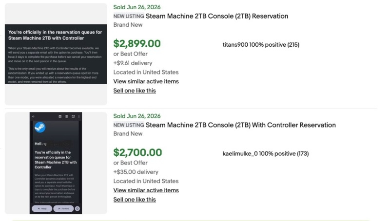 Спекулянты уже продают места в очереди на Steam Machine — цены задраны в два–три раза