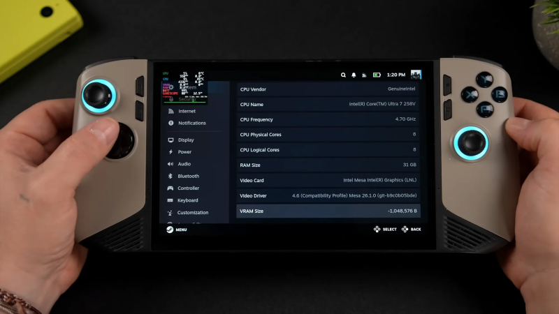 SteamOS научили работать с процессорами Intel и настольной видеокартой Arc B580