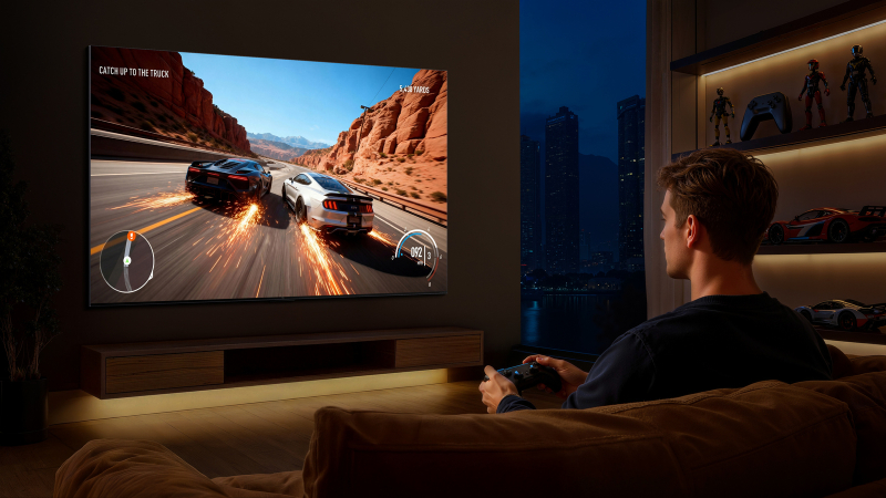Телевизор TCL 75C7L: большой экран, SQD-Mini LED, высокая яркость и ничего лишнего