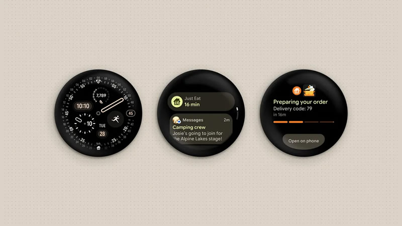 Wear OS 7 дебютировала на смарт-часах Google Pixel Watch