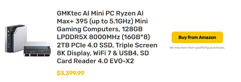 AMD запустила продажи мини-суперкомпьютера AMD Ryzen AI Halo за 00 для работы с ИИ