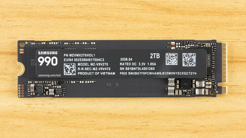 «Антикризисные» SSD Samsung 990 поступили в продажу — от 0 за 1 Тбайт