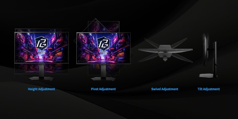 ASRock представила 27-дюймовый QD-OLED-монитор Phantom Gaming PGO27QSA с 1440p и 240 Гц