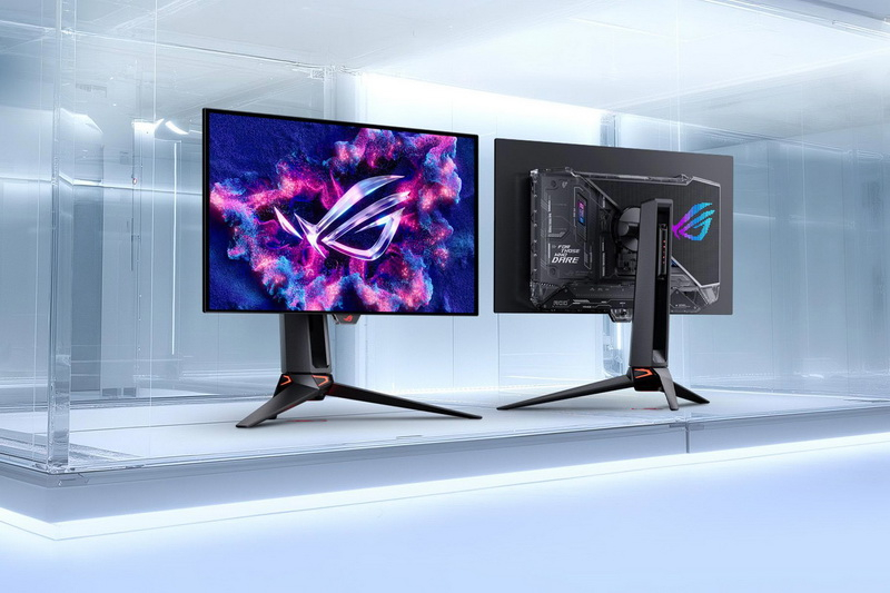Asus выпустила игровые мониторы ROG Swift OLED PG27UCWM и PG32UCWM — Tandem RGB OLED и режимы 4K@240 и FHD@480 Гц
