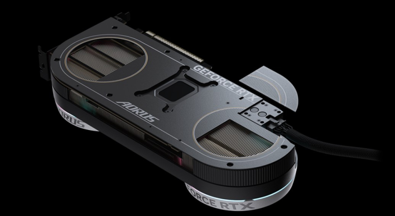 Gigabyte представила видеокарту Aorus GeForce RTX 5070 Infinity с экстравагантным кулером и скрытым питанием