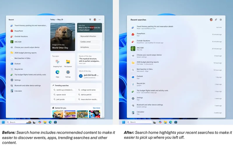 Microsoft полностью переработает поиск в Windows 11 и уберёт рекламу