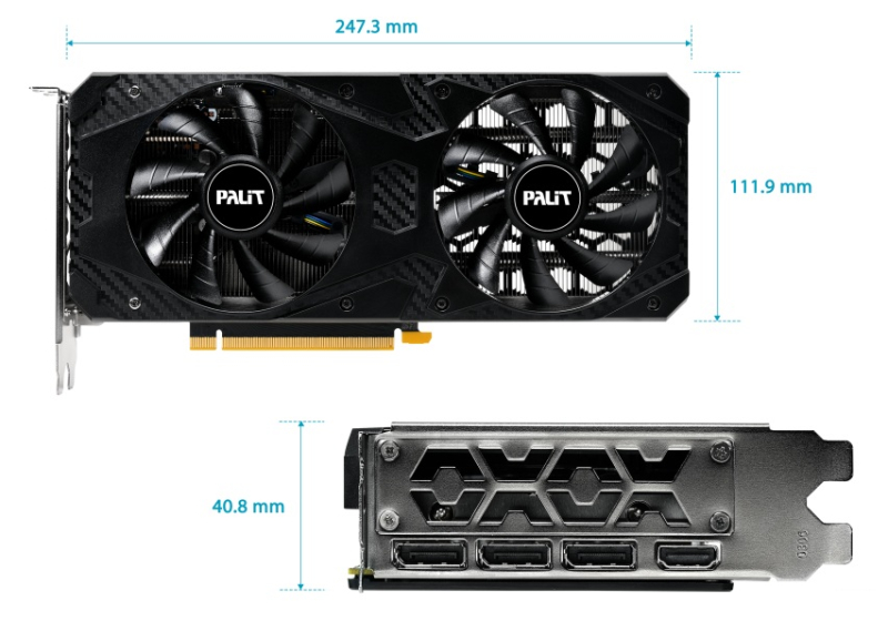 Palit представила видеокарту GeForce RTX 3060 Infinity 2 OC на пятилетнем GPU