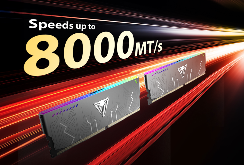 Patriot выпустила двухканальные комплекты памяти Viper Steel 5 Infinite DDR5-8000 ёмкостью до 96 Гбайт