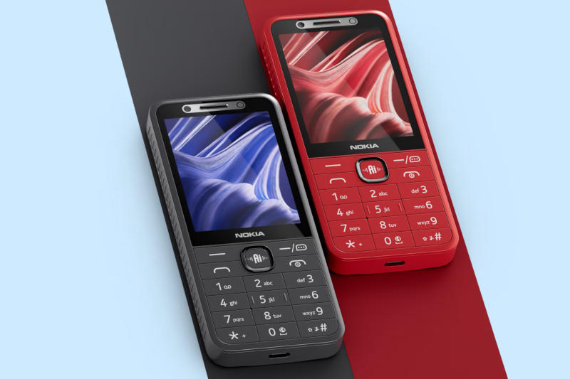 Представлена четвёрка кнопочных телефонов Nokia с платным ИИ-помощником