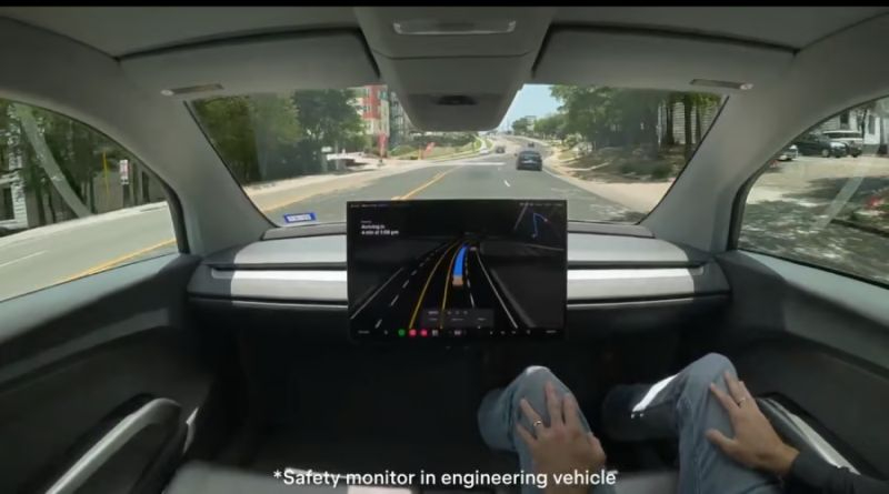 Серийные роботакси Tesla Cybercab без руля и педалей начали ездить по дорогам столицы Техаса