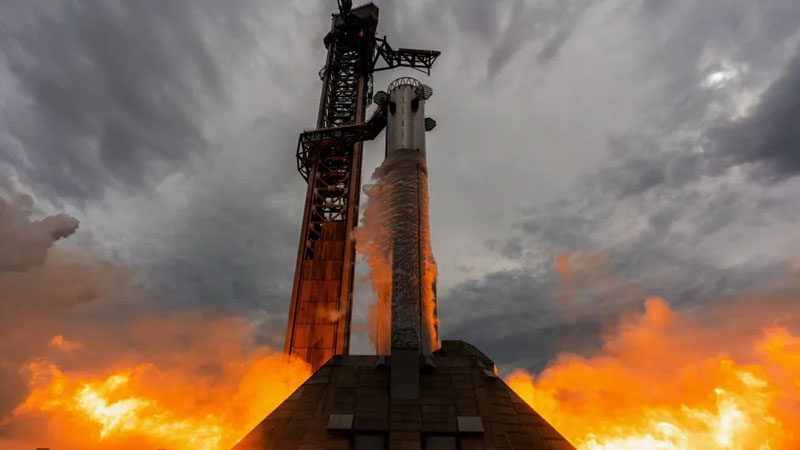 SpaceX зажгла все 33 двигателя на новом ускорителе Super Heavy V3 — запуск Starship ожидается со дня на день