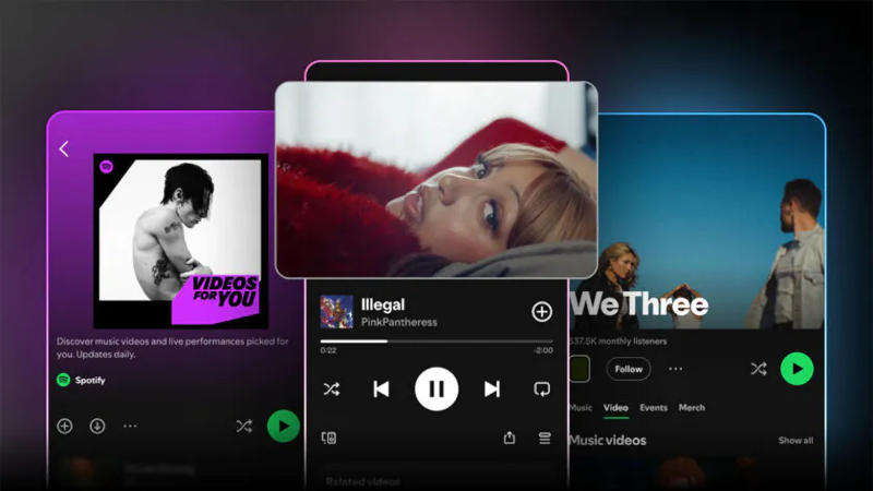 Spotify переизобрёл MTV — в сервисе появились хит-парады видеоклипов
