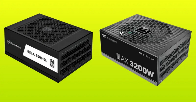 Thermaltake и SilverStone представили блоки питания мощностью свыше 3000 Вт — они поддерживают до четырёх RTX 5090