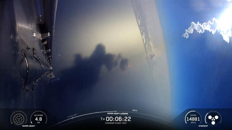 Тринадцатый испытательный полёт SpaceX Starship прошёл успешно, хотя и небезупречно