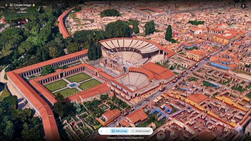 В Google Earth появится генератор изображений Nano Banana