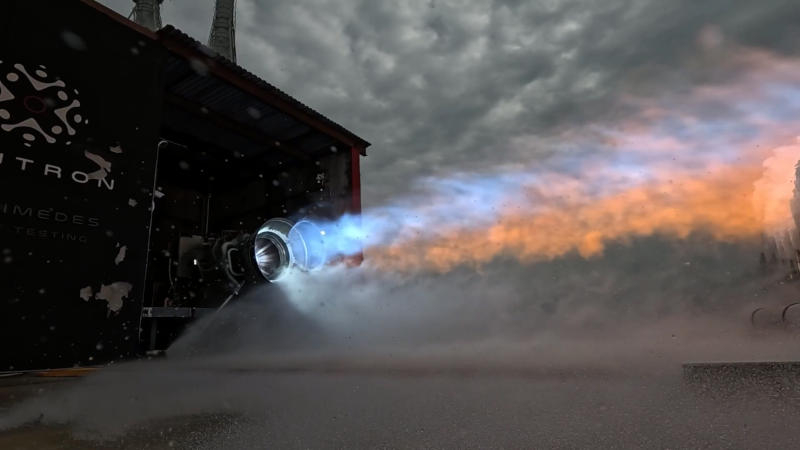 Видео: Rocket Lab испытала двигатель Archimedes для будущей ракеты-носителя Neutron
